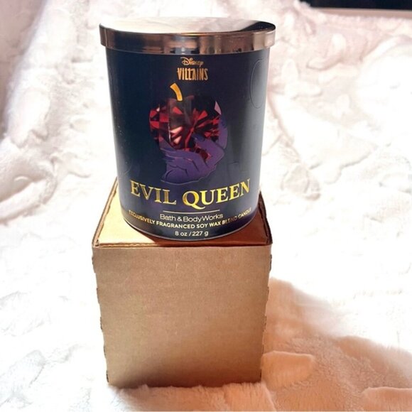 🍎🖤NWT Disney Villains Candle Lot Maleficent + Evil Queen Bath & Body Works - Picture 14 of 15